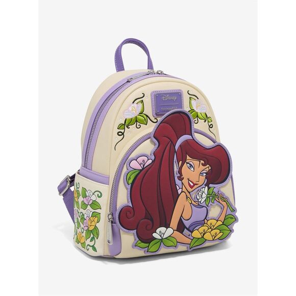 Loungefly Disney Hercules Meg Floral Mini Backpack